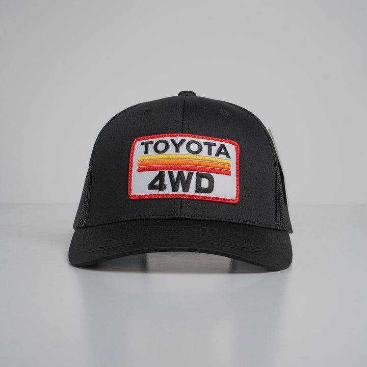 "TOYOTA 4WD" Black Trucker hat