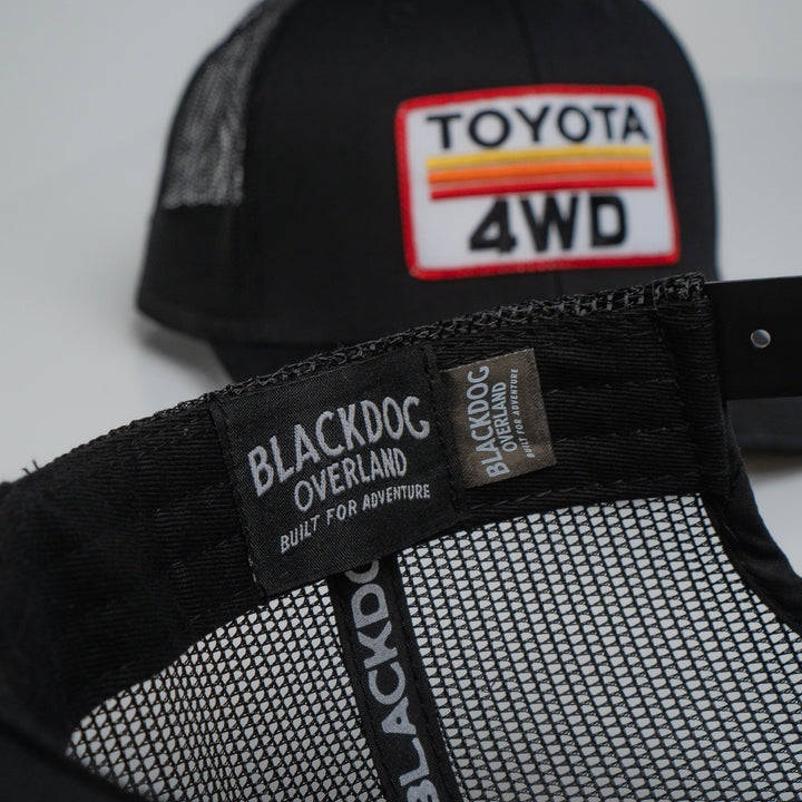 "TOYOTA 4WD" Black Trucker hat