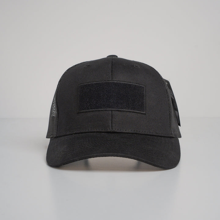 Modular Black/Gold Velcro Patch Trucker Hat Bundle