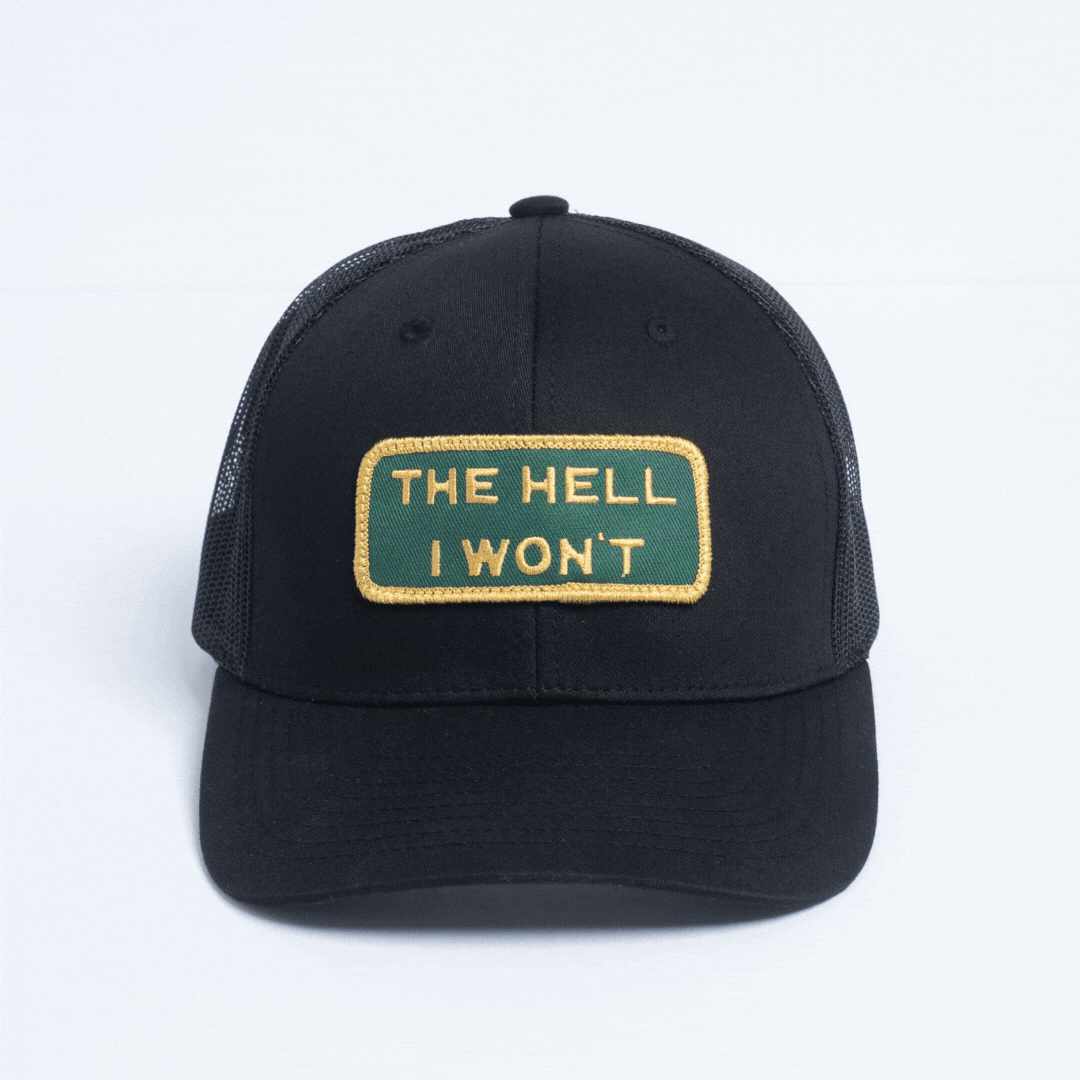 👉 "THE HELL I WON’T" – Mesh Snapback – BOGO 50% Off🔥