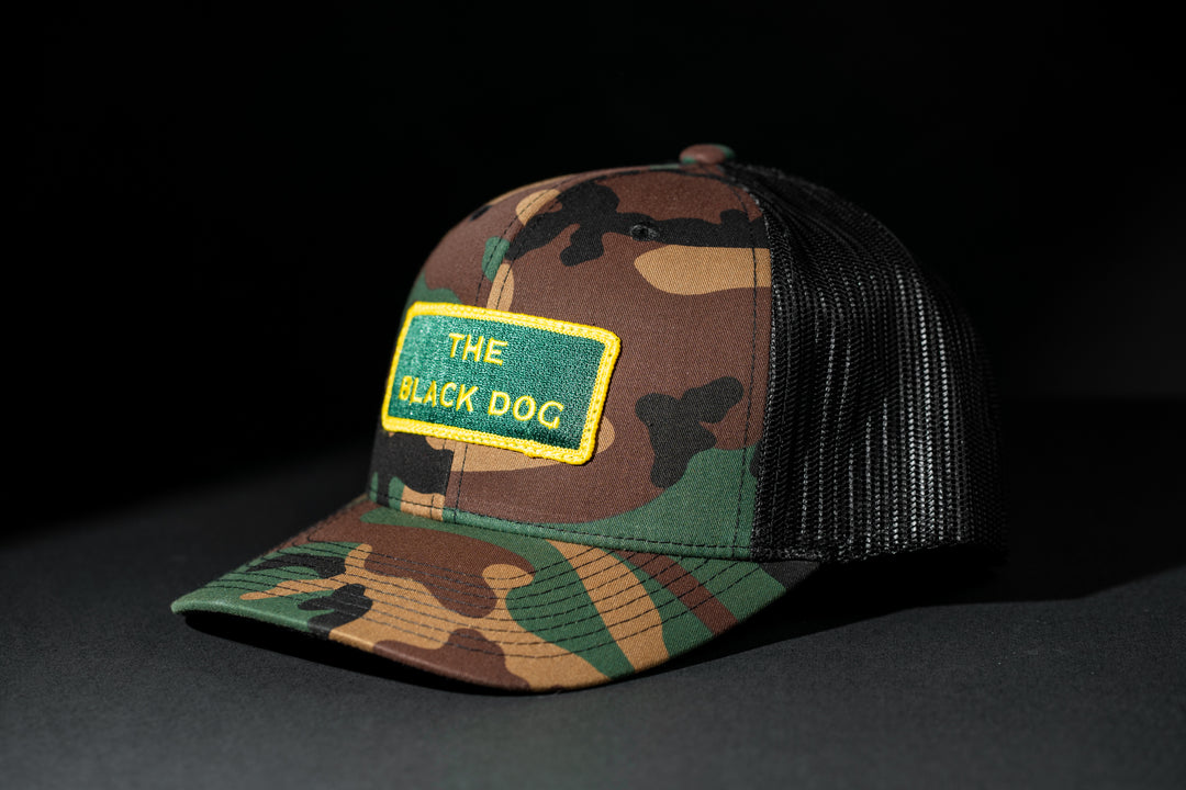 Touch Grass Trucker/Captains Hat – Black Dog Overland